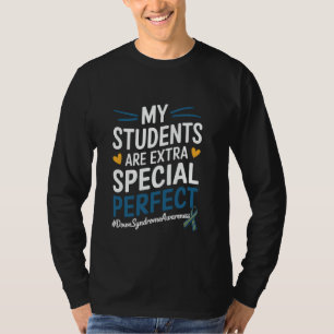 ダウン症啓発 私の生徒は特別な存在 Tシャツ