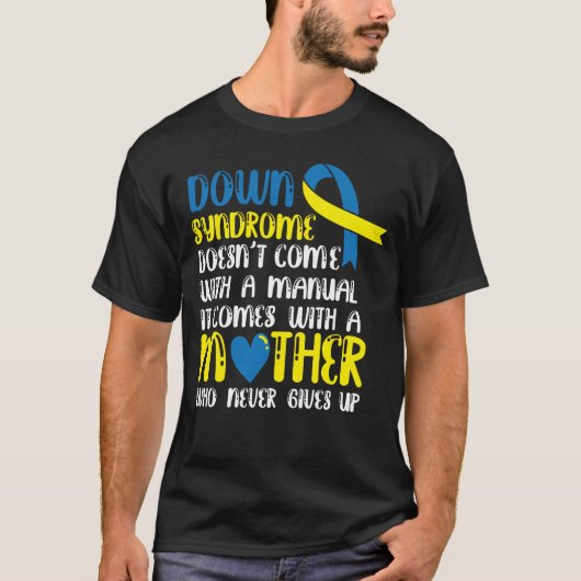 ダウン症来候群はマママアウェア Tシャツ (正面)