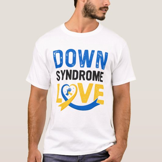 ダウン症 愛, ダウン症 認知 Tシャツ (正面)