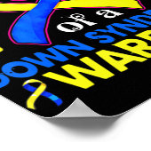 ダウン誇りを持ったシンドロームの母素晴らし認識度 ポスター (角)