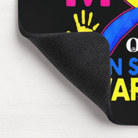 ダウン誇りを持ったシンドロームの母素晴らし認識度 マウスパッド (コーナー)