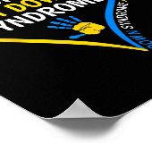 ダウン認識度Sで人を愛する ポスター (角)