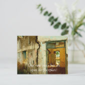 ダウン走ハウス私たちはアドレスのカードの変更を移動 案内ポストカード (スタンド正面)