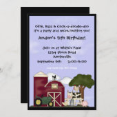 ダウン·オン·ザ·ファーム·招待状 招待状 (正面/裏面)