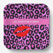 ダウン/ダーティ・ラスト・フィットブライダルシャワーパーティー ペーパープレート (正面)