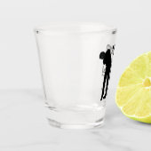 ダウン＆バーディー ショットグラス (左)