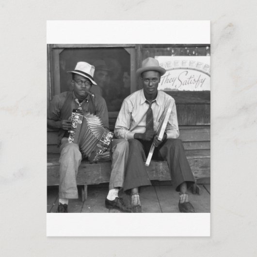 ダウン・ホーム・ミュージック， 1938 ポストカード (正面)