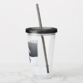 ダウンWoodpecker's 絵画 - Bird Artオリジナル アクリルタンブラー (左)