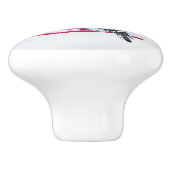 ダウンWoodpecker's 絵画 - Bird Artオリジナル セラミックノブ (側面)