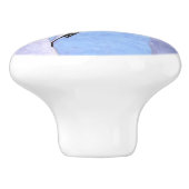 ダウンWoodpecker's 絵画 - Bird Artオリジナル セラミックノブ (側面)