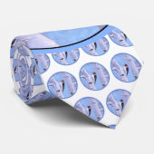 ダウンWoodpecker's 絵画 - Bird Artオリジナル ネクタイ (ロール)