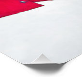 ダウンWoodpecker's 絵画 - Bird Artオリジナル ポスター (コーナー)