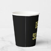 ダウ50,000株式市場お祝い 紙コップ (右)