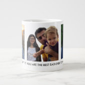 ダカスタムディ·パパズ·デイ·フォトコラージュ ジャンボコーヒーマグカップ (正面)