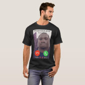 ダカヴィー豚がミームジョン豚ミームを呼んでいる Tシャツ (正面フル)