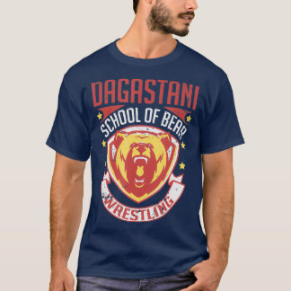 ダガスタンベアレスリングサンボグMMAラップル Tシャツ