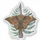 ダガーステッカー付き最後のエルリータトゥー シール (正面)