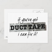 ダクもしトテ得ープを修理できる! ポストカード (正面/裏面)