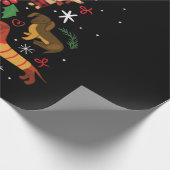 ダクシおもしろいュントクリスマスツリー ラッピングペーパー (角)