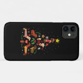 ダクシおもしろいュントクリスマスツリー Case-Mate iPhoneケース (裏面(横))