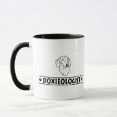 ダクシおもしろいュント-スムーズコート マグカップ (左)