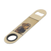 ダクシュントのオリジナル犬芸絵画術 スピード栓抜き (裏面アングル)