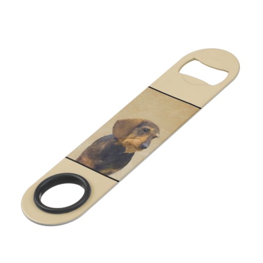 ダクシュントのオリジナル犬芸絵画術 スピード栓抜き (裏面アングル)