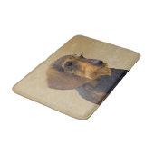 ダクシュントのオリジナル犬芸絵画術 バスマット (アングル)