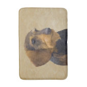 ダクシュントのオリジナル犬芸絵画術 バスマット (正面縦)