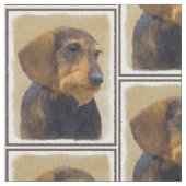 ダクシュントのオリジナル犬芸絵画術 ファブリック (クローズアップ)