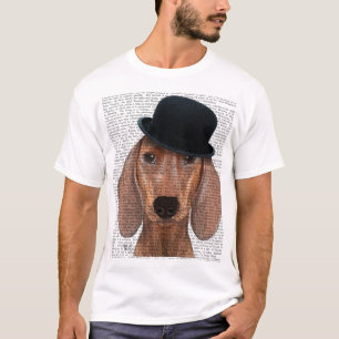 ダクシュントウィズブラックボウリングをする人、 クリケットの投手ハッ Tシャツ
