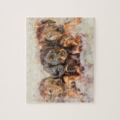 ダクシュントウィーナードッグパッピー ジグソーパズル (縦)