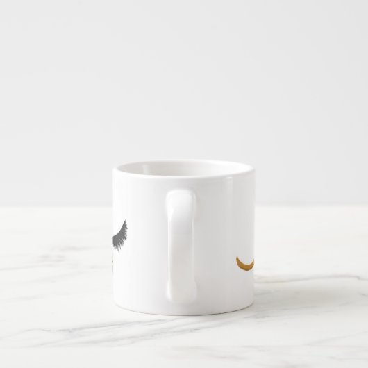 ダクシュントキスウィズハートキュートウィーナードッグラブ エスプレッソカップ (裏面)