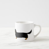 ダクシュントキスウィズハートキュートウィーナードッグラブ エスプレッソカップ (右)