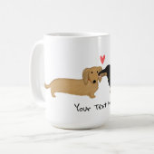 ダクシュントキスウィナードッグズインハート コーヒーマグカップ (正面左)