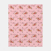 ダクシュントクリスマスプレゼント フリースブランケット (正面)