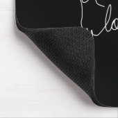 ダクシュントチウィーニーウィーナードッグラブアートスケッチ マウスパッド (コーナー)