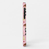 ダクシュントワインのパターンピンク Case-Mate iPhoneケース (裏面/左)