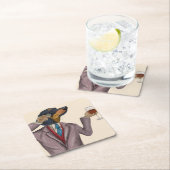 ダクシュントワインスノブ スクエアペーパーコースター (インサイチュ)