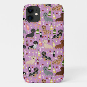 ダクシュントワインパープルパターン iPhone 11 ケース