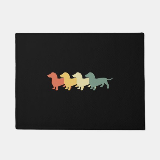 ダクシュントヴィンテージレトロ ドアマット (正面)