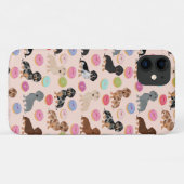 ダクシュント犬のピンク色 Case-Mate iPhoneケース (裏面(横))