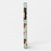 ダクシュント·コーヒー·パターンミント Case-Mate iPhoneケース (裏面/左)