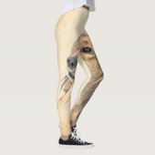 ダクシュント（長髪）絵画のオリジナル·ドッグ·アート レギンス (右)