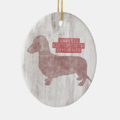 ダクシュンドドキシテッケルラバーイラストレーション引用文 セラミックオーナメント (右)