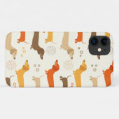 ダクシュンド犬の型 Case-Mate iPhoneケース (裏面(横))
