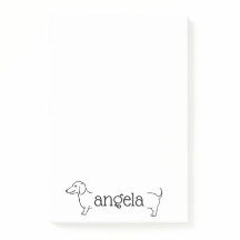 ダクシュンド·ド縁どッグ|名前をカスタムするテンプレート