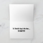 ダクショウンド氏は、STに向けて準備ができていると言います。パットの日 カード (内部)