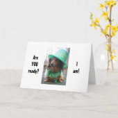 ダクショウンド氏は、STに向けて準備ができていると言います。パットの日 カード (黄色い花)