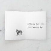 ダクシ恋しく思ュントの挨拶状 カード (内部)